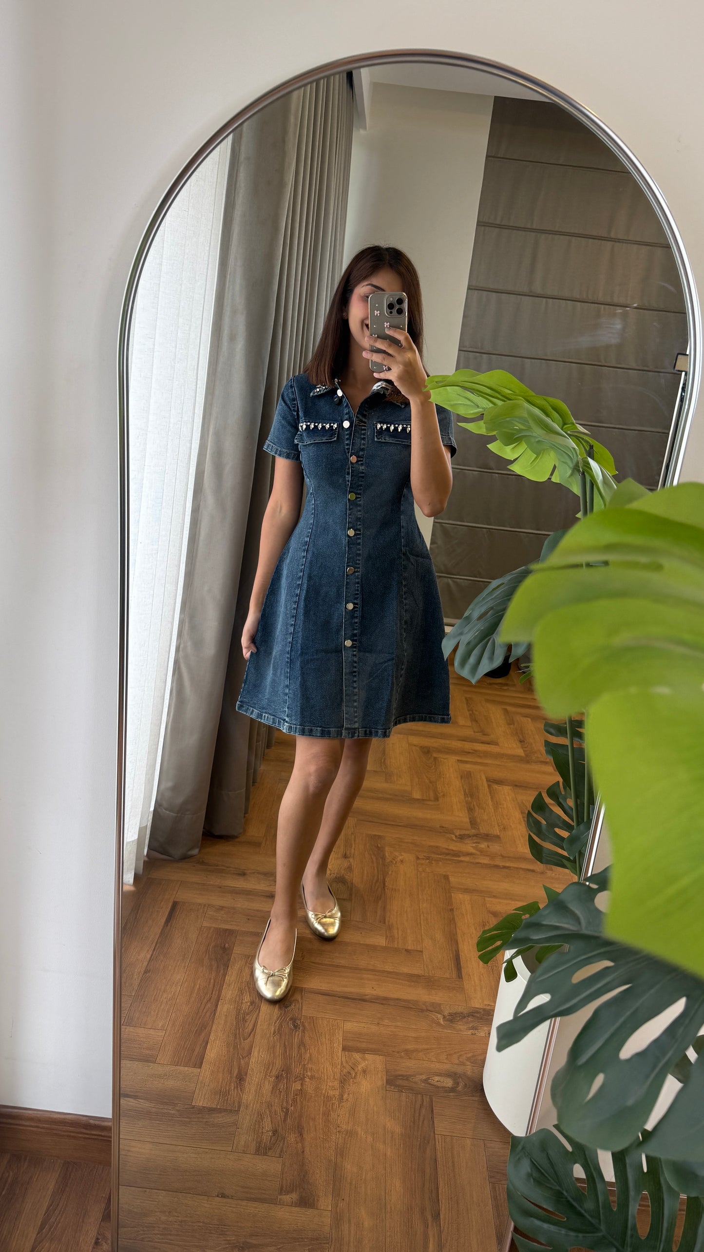 DENIM DRESS