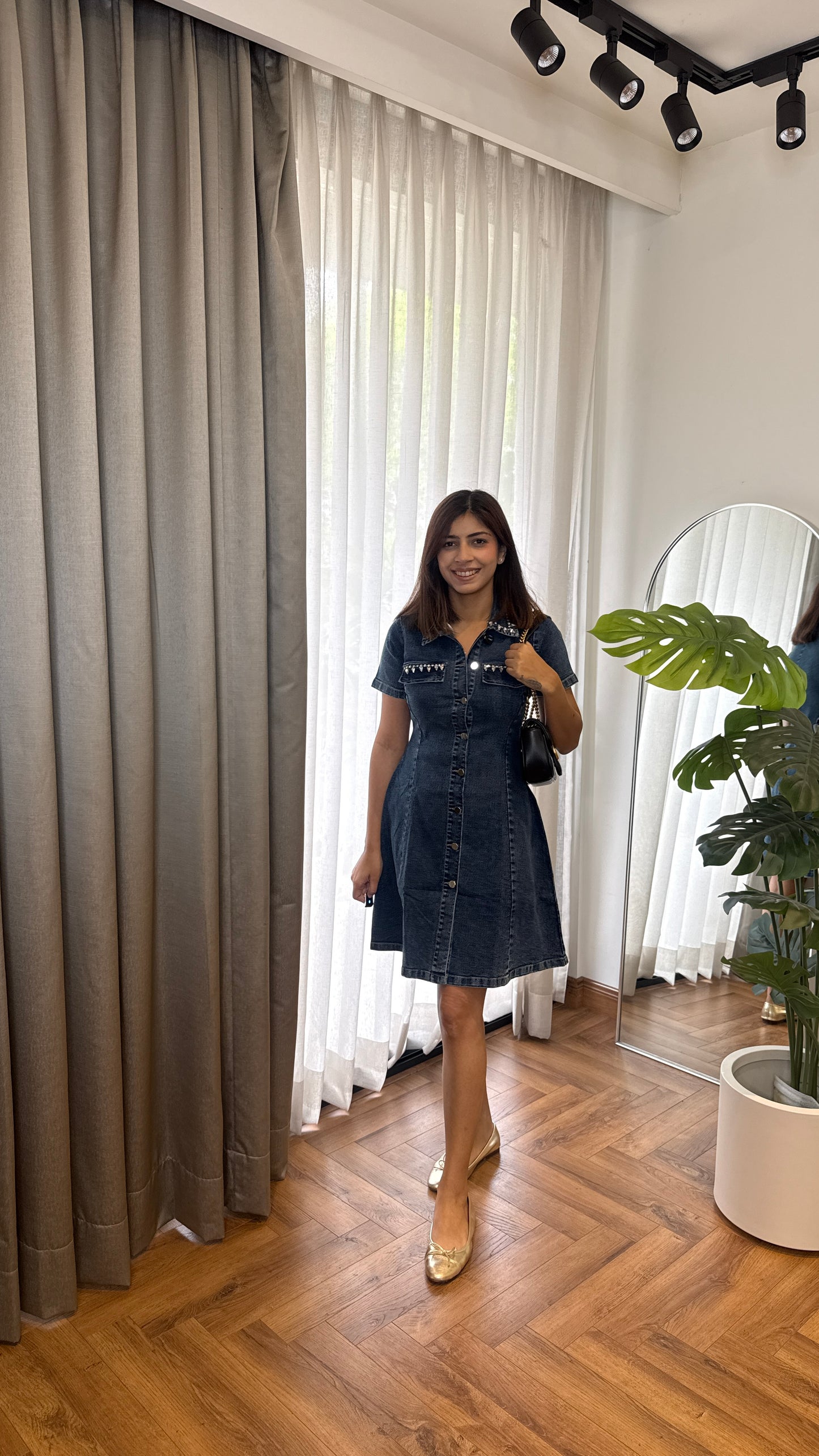 DENIM DRESS